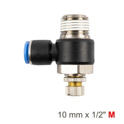 AIRCRAFT Flow Control Swiv. Elbow Pu 10mm X 1/2' M